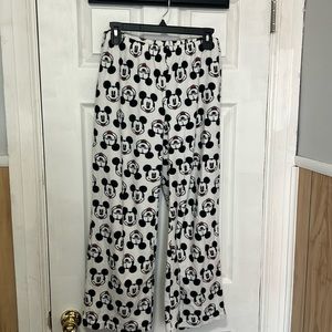 Disney Fleece Micky Mouse Pajama Pants Large